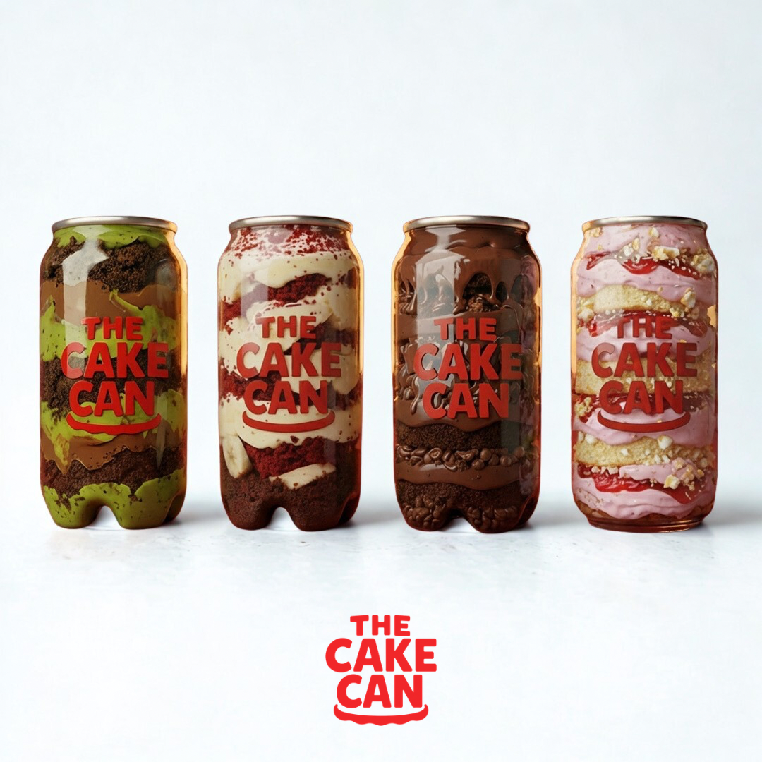 The Cake Can Box of 4 x 350ML