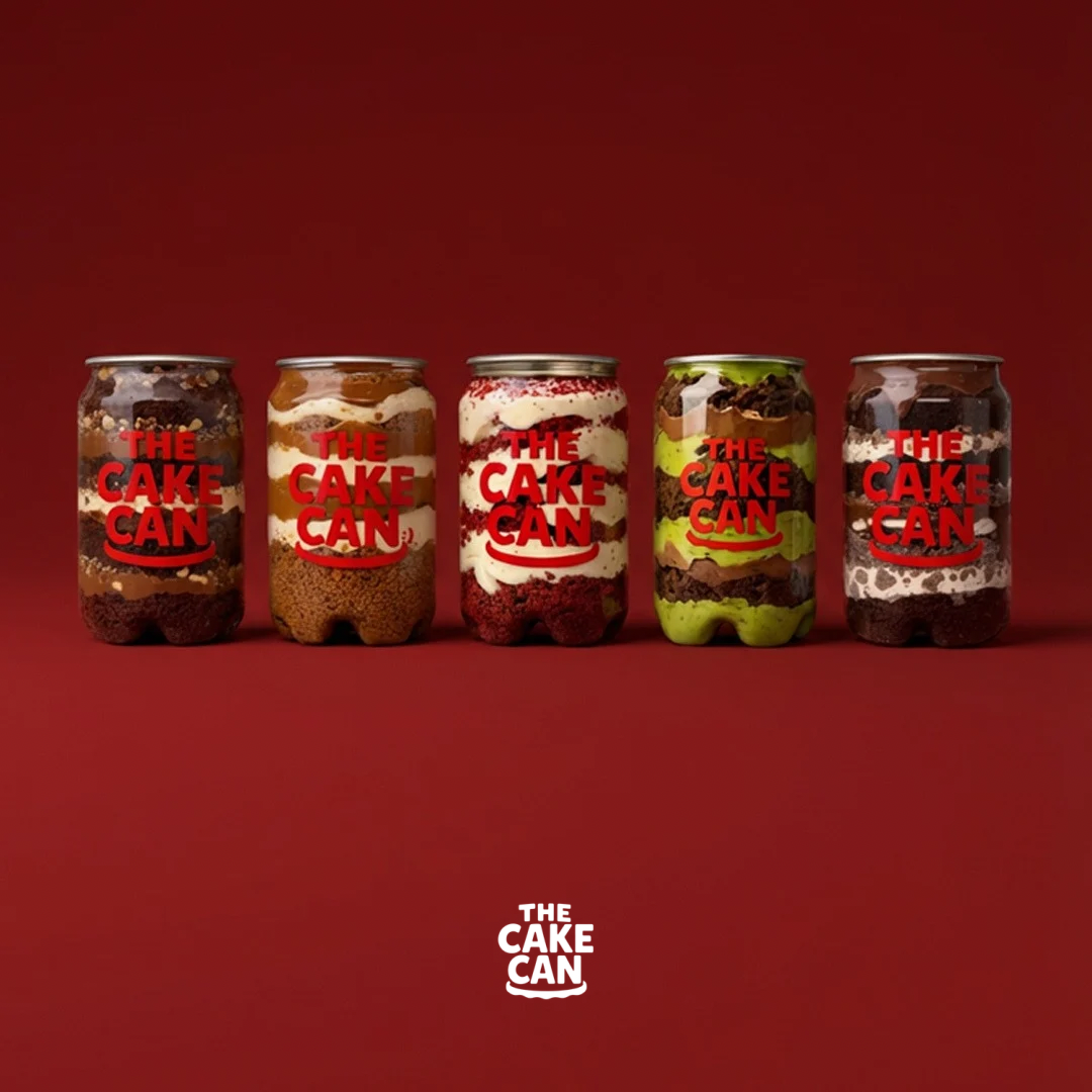 THE CAKE CAN BOX OF 5 X250ML
